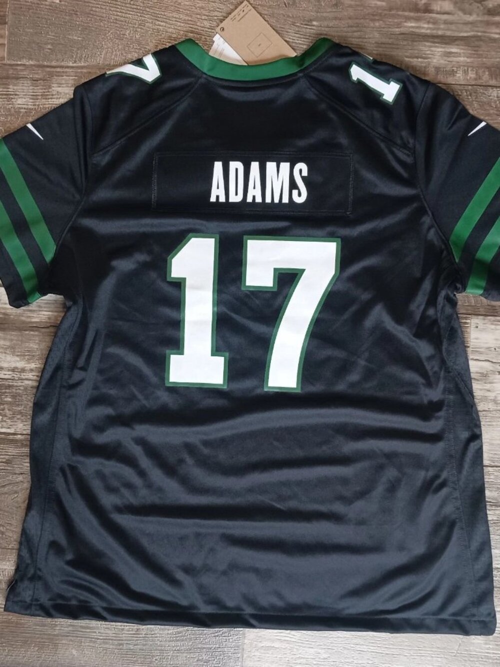 Nike Devante Adams Jersey Womens Size 2X XXL New York Jets #17 Black New